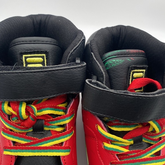 Fila Mens Vulc 13 MP BC Red Black Yellow Casual Sneakers Size 11 - Picture 9 of 9